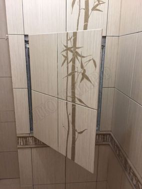 Люк под плитку Нажимной Секрет-Лайт 200*550 Люк под плитку Нажимной Секрет-Лайт 200*550