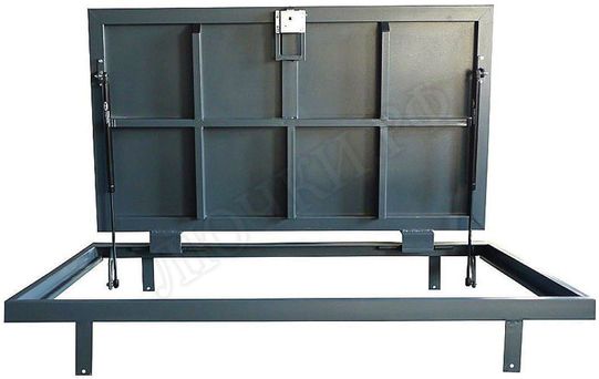 Напольный люк Самоподъемный Усиленный, Короб, AISI304, 1 створка Напольный люк Самоподъемный Усиленный, Короб, AISI304, 1 створка