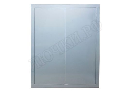 Люк сантехнический Элит усиленный 1 мм нажимной 2 створки Люк сантехнический Элит усиленный 1 мм нажимной 2 створки