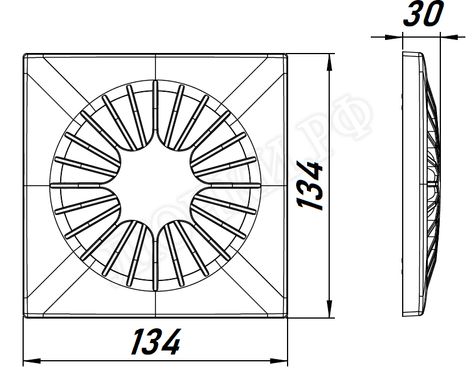 Вытяжной вентилятор Awenta System+, Silent, 100, KWS100H, POBI100, Белый, пластик Вытяжной вентилятор Awenta System+, Silent, 100, KWS100H, POBI100, Белый, пластик
