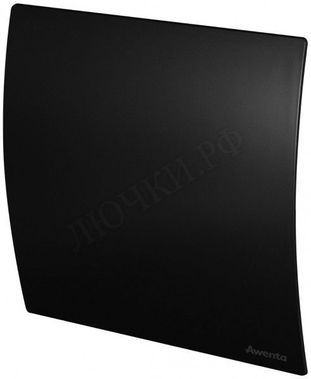 Вытяжной вентилятор Awenta System+, Silent, 125 KWS125M, Escudo, PECB125M, Чёрный матовый, пластик Вытяжной вентилятор Awenta System+, Silent, 125 KWS125M, Escudo, PECB125M, Чёрный матовый, пластик