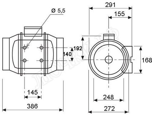 Вентилятор TD1000/250 Вентилятор TD1000/250